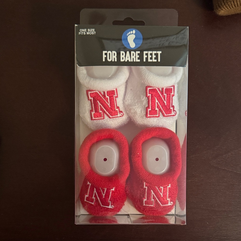 Nebraska Baby Socks